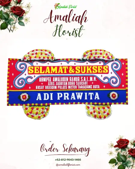 Papan Bunga Ucapan Selamat Kedungmulyo